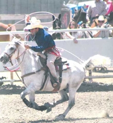 John Red Eagle Valenzuela roping